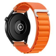 BStrap Nylon Loop řemínek na Huawei Watch GT3 42mm, orange