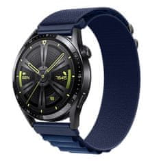 BStrap Nylon Loop řemínek na Samsung Galaxy Watch 3 41mm, navy blue