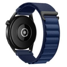 BStrap Nylon Loop řemínek na Samsung Galaxy Watch 3 41mm, navy blue