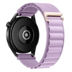 BStrap Nylon Loop řemínek na Huawei Watch GT2 Pro, lavender