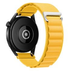 BStrap Nylon Loop řemínek na Samsung Galaxy Watch 3 41mm, yellow