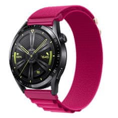 BStrap Nylon Loop řemínek na Samsung Galaxy Watch 3 41mm, carmine