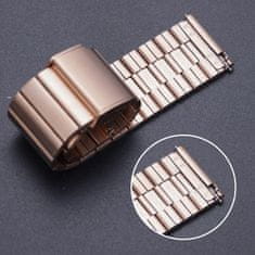 BStrap Steel řemínek na Huawei Watch GT/GT2 46mm, rose gold