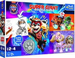 Trefl Puzzle GIANT oboustranné Skvělý tým Tlapkové patroly/Paw patrol 15 dílků v krab. 40x27cm 24m+