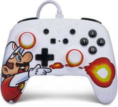 Power A Enhanced Wired Controller, Fireball Mario (SWITCH) (1526549-01)