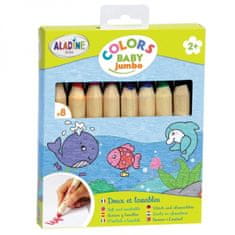 Aladine Pastelky pro nejmenší Aladine COLORS BABY JUMBO 8 ks