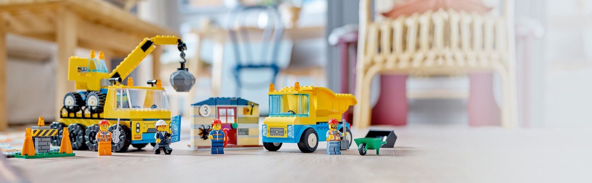 LEGO City 60391 Vozidla ze stavby a demoliční koule