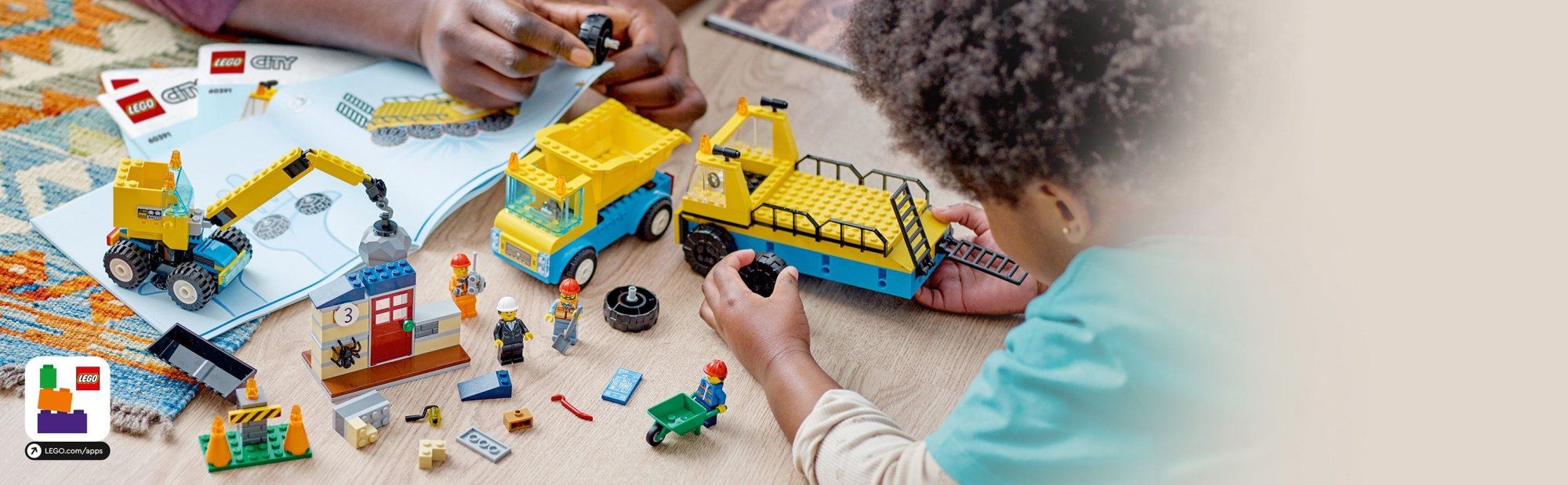 LEGO City 60391 Vozidla ze stavby a demoliční koule