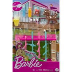 Alum online Barbie mini herní set s mazlíčkem stolní fotbálek - MATTEL