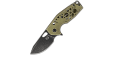 Fox Knives FX-526 ALG Suru Alluminium Green kapesní nůž 6 cm, černá, zelená, hliník