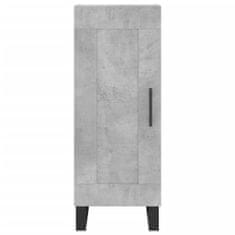 Vidaxl Skříň highboard betonově šedá 34,5x34x180 cm kompozitní dřevo