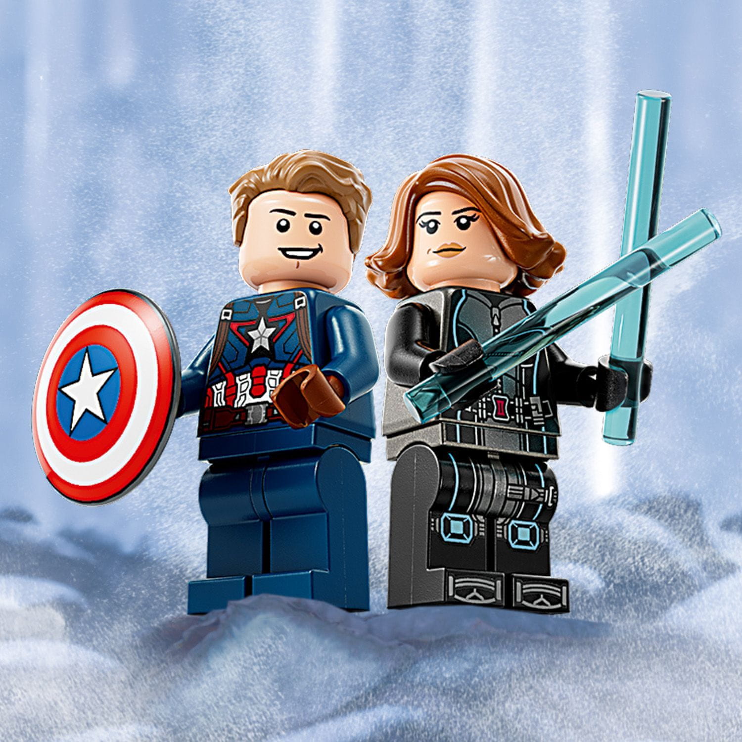 LEGO Marvel 76260 Black Widow a Captain America na motorkách