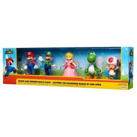 Jakks Pacific Nintendo World of Super Mario and Friends 5 pack