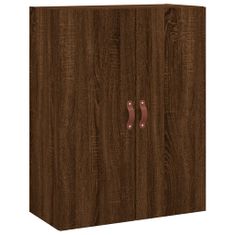 Vidaxl Skříň highboard hnědý dub 69,5 x 34 x 180 cm kompozitní dřevo