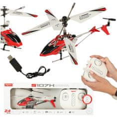 Syma RC vrtulník SYMA S107H 2,4GHz RTF červený