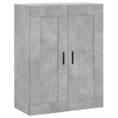 Vidaxl Skříň highboard betonově šedá 69,5x34x180 cm kompozitní dřevo