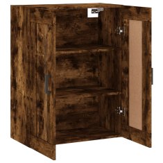 Greatstore Nástěnná skříňka kouřový dub 69,5 x 34 x 90 cm kompozitní dřevo