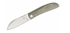 Fox Knives FX-273 LIVRI FOLDING KNIFE,STAINLESS STEEL M390,GREEN MICARTA HDL