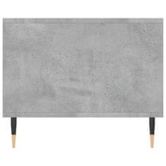 Greatstore Konferenční stolek betonově šedý 90x50x40 cm kompozitní dřevo