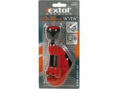 Extol Premium Řezač trubek (8848011) s odhrotovačem, ?3-30mm, (O 1/8"-1 1/8"), řezací kolečko 18x4x4,8mm, HSS