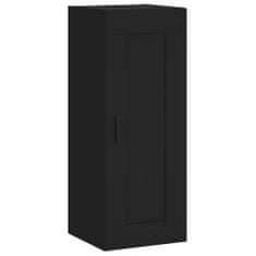 Vidaxl Skříň highboard černá 34,5 x 34 x 180 cm kompozitní dřevo