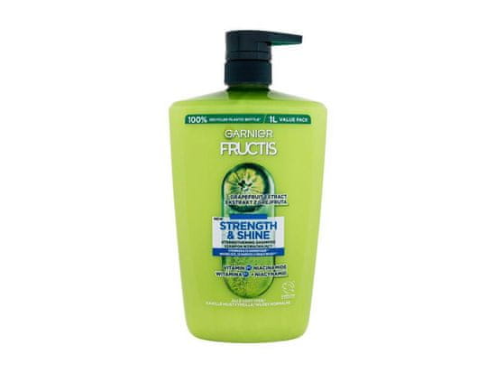 Garnier 1000ml fructis strength & shine, šampon