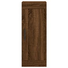Vidaxl Nástěnná skříňka hnědý dub 34,5 x 34 x 90 cm kompozitní dřevo