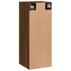 Vidaxl Nástěnná skříňka hnědý dub 34,5 x 34 x 90 cm kompozitní dřevo