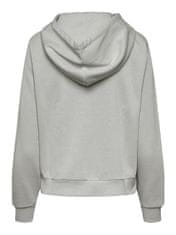 Pieces Dámská mikina PCCHILLI Regular Fit 17140741 Light Grey Melange (Velikost XS)