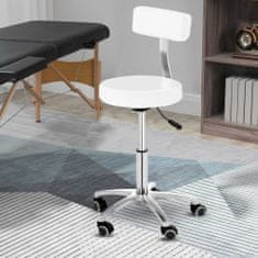 Timeless Tools Kosmetické židle s opěradlem, ve více barvách-bílá
