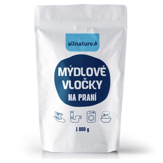 Allnature Mýdlové vločky, 1000 g