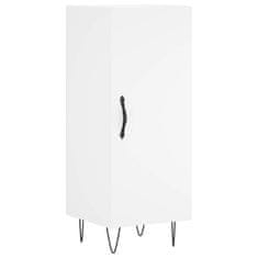 Vidaxl Skříň highboard bílá 34,5 x 34 x 180 cm kompozitní dřevo