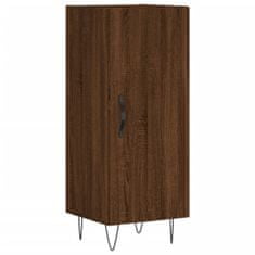 Vidaxl Skříň highboard hnědý dub 34,5 x 34 x 180 cm kompozitní dřevo