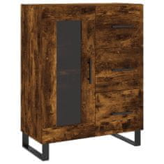 Vidaxl Skříň highboard kouřový dub 69,5 x 34 x 180 cm kompozitní dřevo