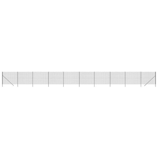 Vidaxl Drátěný plot antracitový 1,6 x 25 m pozinkovaná ocel