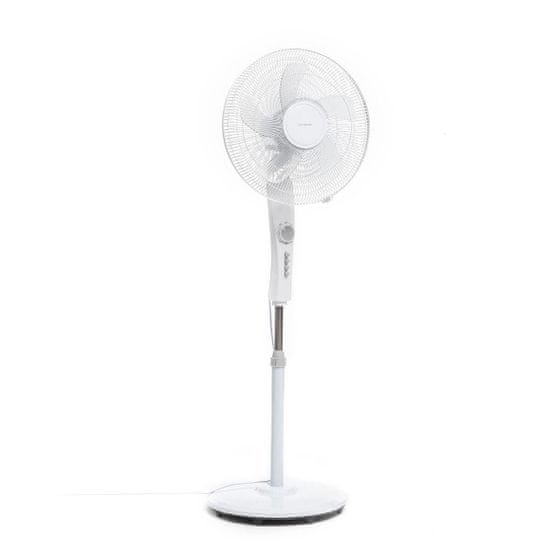 Northix Podlahový ventilátor s AC - 110–138 cm - Časovač - 45 W