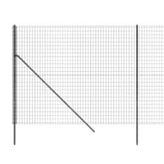 shumee Drátěný plot antracitový 2,2 x 10 m pozinkovaná ocel