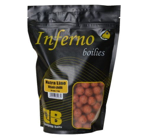 Carp Inferno Boilies Nutra Line - Višeň / Chilli - 1 kg