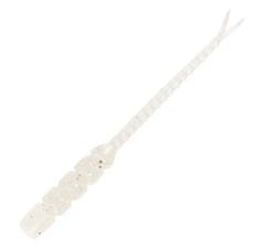 Mustad AJI Worm - Bachi - Bachi - barva White Glow Glitter (MAJI-BCI-2-7)