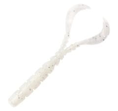 Mustad AJI Worm - Chiki - Chiki - barva White Glow Glitter (MAJI-CHK-1.7-7)