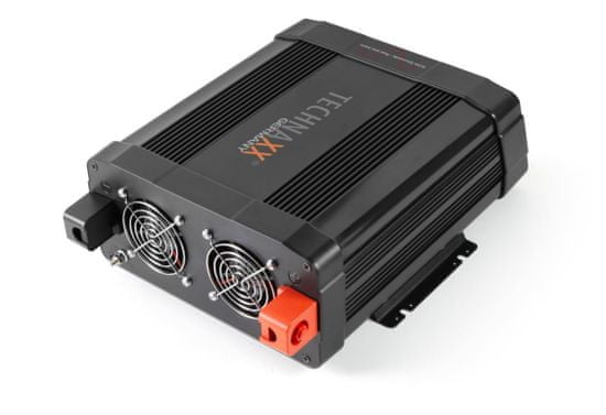 Technaxx měnič napětí 3000W, DC 12V na 2xUSB a 2x230V (TE23)