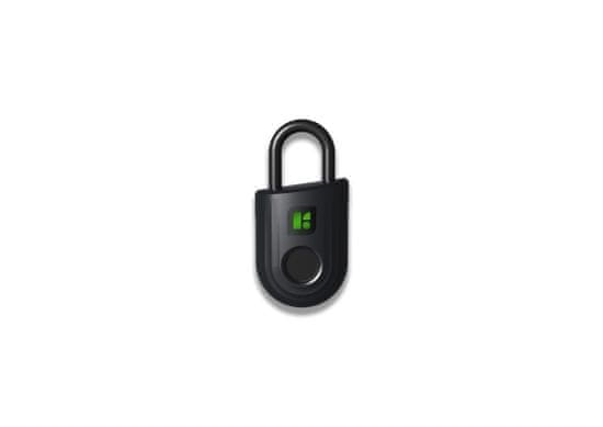 Igloohome Padlock Lite - chytrý visací zámek, otisk prstu, černá