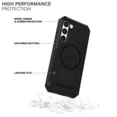 Rokform Kryt Rugged pro Samsung Galaxy S23+, černý