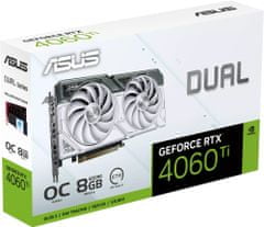 ASUS Dual GeForce RTX 4060 Ti O8G WHITE, 8GB GDDR6