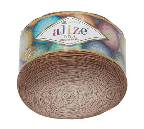 Alize Příze DIVA ombre batik - 250g / 875 m - béžová