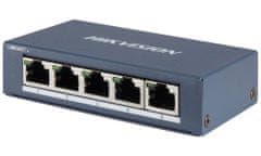 Hikvision switch DS-3E0505-E/ 5x port/ 10/100/1000 Mbps RJ45 ports/ 10 Gbps/ napájení 5 VDC, 1 A