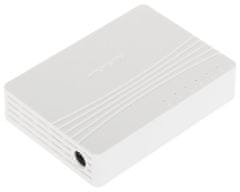 Hikvision switch DS-3E0505D-E/ 5x port/ 10/100 Mbps RJ45 ports/ 1 Gbps/ napájení 5 VDC, 0.6 A