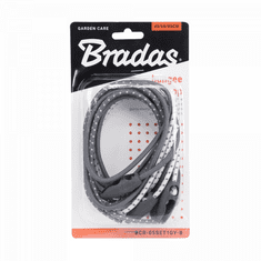 Bradas Elastické stahovací úchyty nastavitelné, 40-80cm, sada 6ks BUNGEE CORD REGULATED BR-BCR-05SET1GY-B