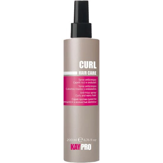 INNA Curl Anti-Frizz Spray - vyhlazující sprej na vlasy, vyhlazuje a kontroluje krepatění, chrání před vlhkostí a UV zářením, 200ml