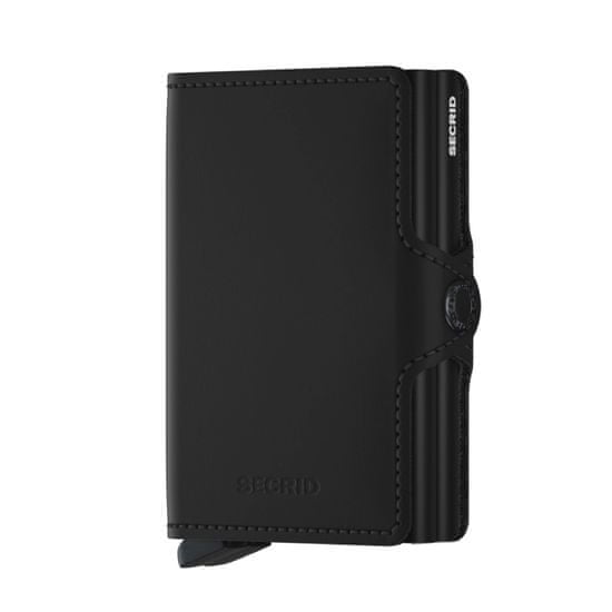 Secrid Kožená černá minipeněženka SECRID Twinwallet Matte Black